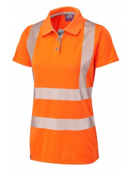 Leo Pippacott Ladies Coolviz-Plus Polo – Orange Clothing